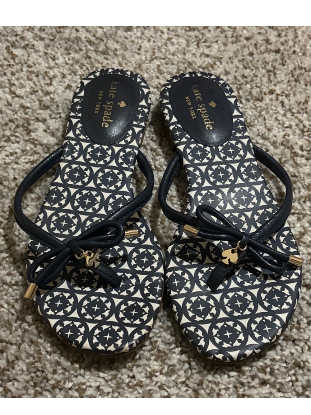Kate Spade Mystic Bow flip flop sandals